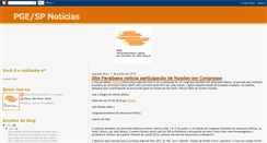 Desktop Screenshot of pgespnoticias.blogspot.com