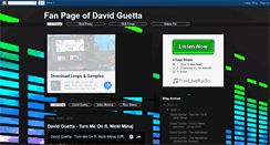 Desktop Screenshot of fans-of-david-guetta.blogspot.com