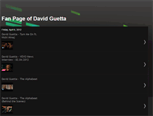 Tablet Screenshot of fans-of-david-guetta.blogspot.com