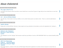 Tablet Screenshot of med-aboutcholesterol.blogspot.com