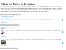 Tablet Screenshot of eltextoylalectura.blogspot.com