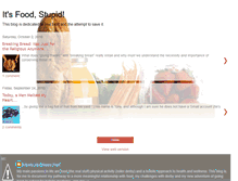 Tablet Screenshot of itsfoodstupid.blogspot.com