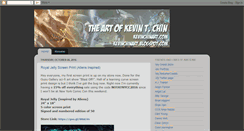 Desktop Screenshot of kevinchinart.blogspot.com