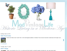 Tablet Screenshot of modvintagelife.blogspot.com