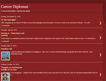 Tablet Screenshot of careerdiplomat.blogspot.com