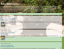 Tablet Screenshot of basicbeekeeping.blogspot.com