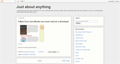 Desktop Screenshot of justaboutanything-expert.blogspot.com