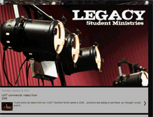 Tablet Screenshot of legacystudentministries.blogspot.com