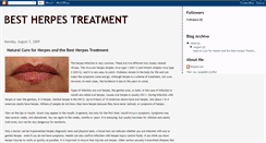 Desktop Screenshot of best-herpes-treatment.blogspot.com