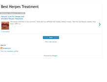 Tablet Screenshot of best-herpes-treatment.blogspot.com