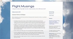 Desktop Screenshot of flightmusings.blogspot.com
