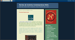 Desktop Screenshot of neferceramistascontemporanea.blogspot.com