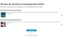 Tablet Screenshot of neferceramistascontemporanea.blogspot.com