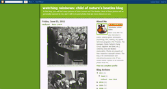 Desktop Screenshot of childofnaturebeatles.blogspot.com