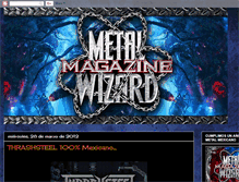 Tablet Screenshot of metalwizardmagazine.blogspot.com