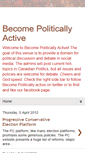Mobile Screenshot of becomepoliticallyactive.blogspot.com