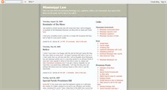 Desktop Screenshot of mississippi-law.blogspot.com