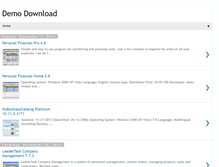 Tablet Screenshot of demodownloads.blogspot.com