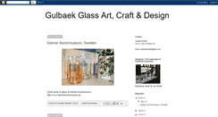 Desktop Screenshot of gulbaekglas.blogspot.com