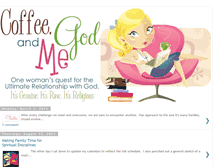 Tablet Screenshot of coffeegodandme.blogspot.com