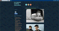 Desktop Screenshot of losmejoresmodelosmasculinos.blogspot.com