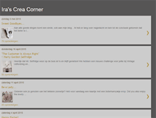 Tablet Screenshot of irascreacorner.blogspot.com