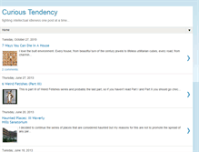Tablet Screenshot of curioustendency.blogspot.com