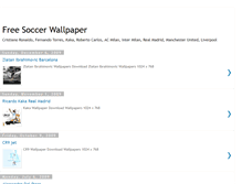 Tablet Screenshot of freesoccerwallpaper.blogspot.com