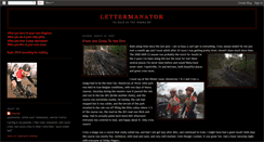 Desktop Screenshot of lettermanator.blogspot.com