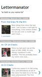 Mobile Screenshot of lettermanator.blogspot.com