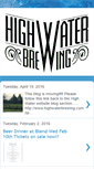 Mobile Screenshot of highwaterbrewing.blogspot.com