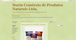 Desktop Screenshot of durin-naturais.blogspot.com