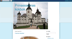Desktop Screenshot of prinsessornaskokbok.blogspot.com
