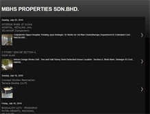 Tablet Screenshot of mbhsproperties.blogspot.com