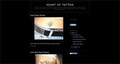 Desktop Screenshot of heart-of-tattoo.blogspot.com