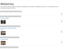 Tablet Screenshot of biblioletritas.blogspot.com