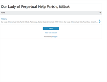 Tablet Screenshot of milbukparish.blogspot.com