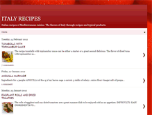 Tablet Screenshot of italy-recipes.blogspot.com