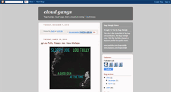 Desktop Screenshot of cloudgangs.blogspot.com