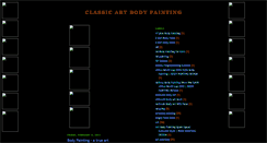 Desktop Screenshot of classic-artbodypainting.blogspot.com