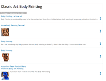 Tablet Screenshot of classic-artbodypainting.blogspot.com