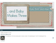 Tablet Screenshot of kyleandbritthanson.blogspot.com