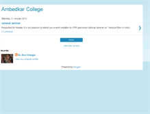 Tablet Screenshot of ambedkarcollege.blogspot.com