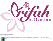 Tablet Screenshot of katalog-arifahcollection.blogspot.com