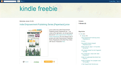 Desktop Screenshot of kindlefreebies.blogspot.com