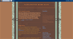 Desktop Screenshot of fairlingtonmomsblog.blogspot.com