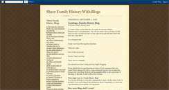 Desktop Screenshot of familyhistoryblogging.blogspot.com