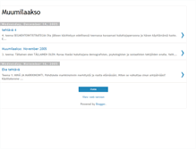 Tablet Screenshot of muumilaakso.blogspot.com