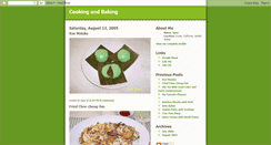 Desktop Screenshot of cookingandbaking.blogspot.com