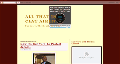 Desktop Screenshot of allthatisclayaiken.blogspot.com